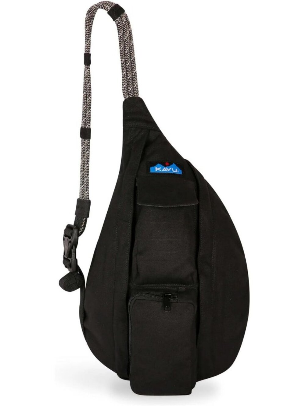 Mini Rope Crossbody Sling Bag - Cotton Canvas Travel Purse, Lightweight